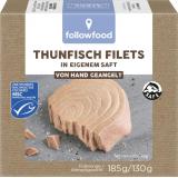 Thunfisch Filets in eigenem Saft