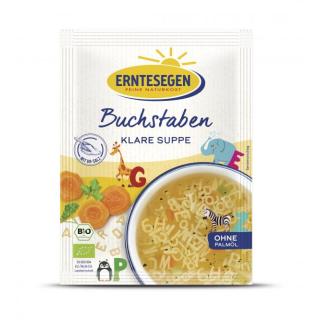 Buchstaben Klare Suppe Bio