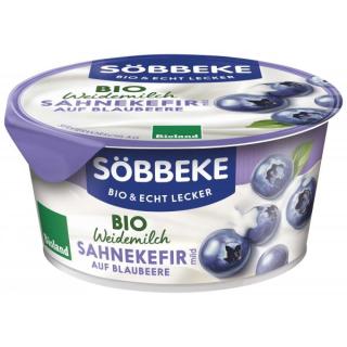 Bio Weidemilch Sahnekefir Blaubeere 150g