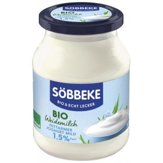 Bio Weidemilch fettarmer Naturjoghurt mild