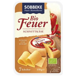 Bio Feuerkäse in Scheiben