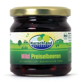 Bio-Wildpreiselbeeren 212 ml Gl. MARSCHLAND