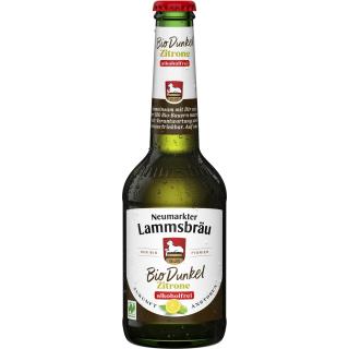 Lammsbräu Bio Dunkel Zitrone alkoholfrei 0,33l