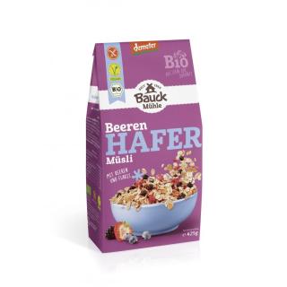 Hafer Müsli Beeren Demeter glutenfrei