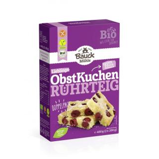 Obstkuchen Rührteig glutenfrei Bio