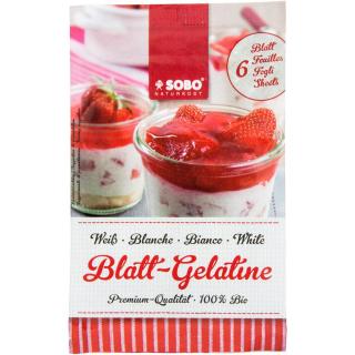 Blatt Gelatine