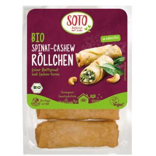 Bio Spinat-Cashew Röllchen