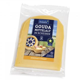 Gouda mittelalt, in Scheiben