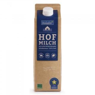 Hofmilch 3,8%, Karton