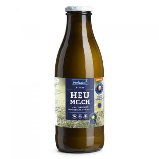 Heumilch in der Flasche, mind. 3,8 % Fett, Demeter