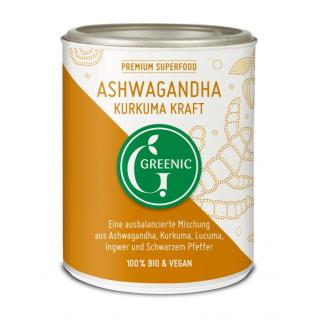 Ashwagandha Kurkuma Kraft Superfood Trinkp. Misch.
