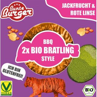 Bratling BBQ Style Vegan 2x90g - Rote Linse & Jackfrucht