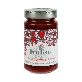 Frutteto Italia 100 % Erdbeere Bio-Fruchtaufstriche 250 g. Fruchtanteil 100 %.