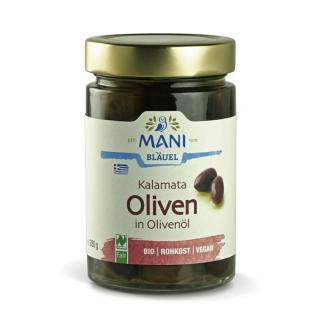 MANI Kalamata Oliven in Olivenöl, bio, NL Fair