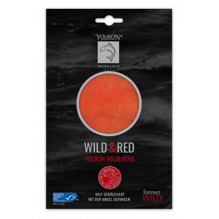 Youkon Wild & Red Wildlachs 75 g MSC zertifiziert, kalt geräuchert