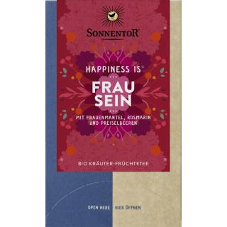 Frau sein Tee