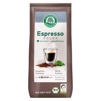 Espresso Solea®, entkoffeiniert, gemahlen