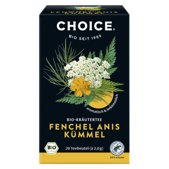 CHOICE®  Fenchel Anis Kümmel Bio
