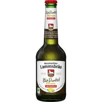 Lammsbräu Bio Dunkel Zitrone alkoholfrei 0,33l