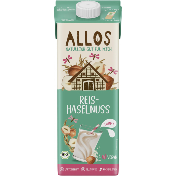Reis-Haselnuss Drink