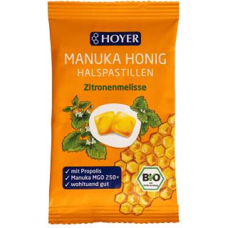Manukahonig Halspastillen Zitronenmelisse
