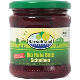Bioland Bio-Rote Bete Scheiben 370 ml Gl. MARSCHLAND