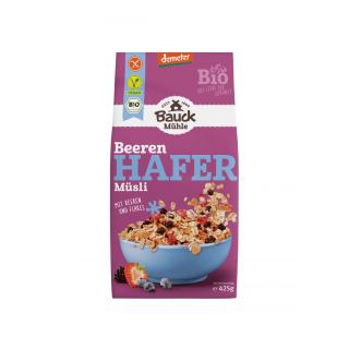 Hafer Müsli Beeren Demeter glutenfrei