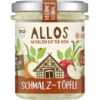 Schmalz-Töpfle mit Zwiebeln und Äpfeln