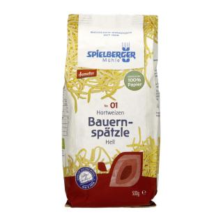 Bauernspätzle, demeter