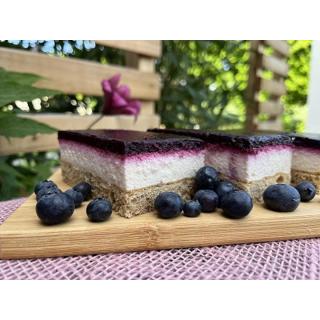 Blaubeer Joghurtschnitte