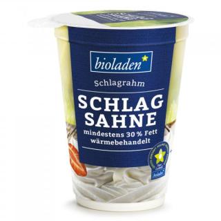 Schlagsahne im Becher, mind. 30 % Fett