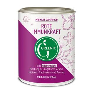 Rote Immunkraft Superfood Trinkpulver Mischung