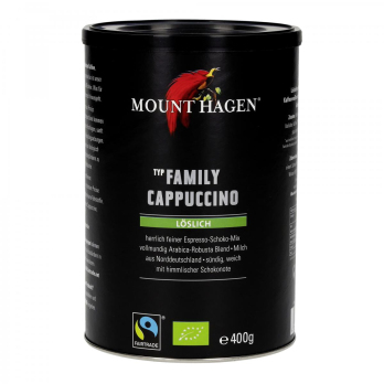 Family Cappuccino mit Schokonote