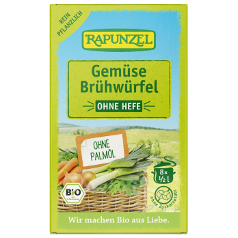 Gemüse-Brühwürfel, ohne Hefe
