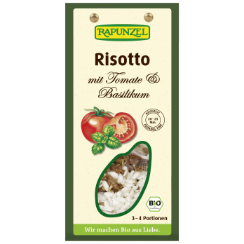 Risotto mit Tomaten & Basilikum