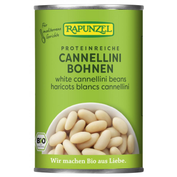 Weiße Cannellini Bohnen in der Dose