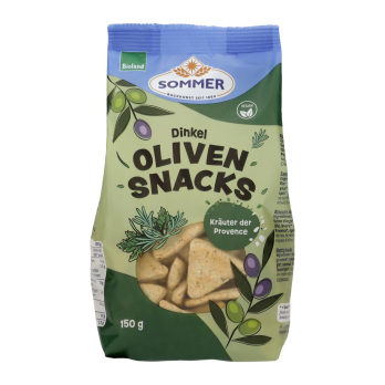 Dinkel Oliven-Snacks Kräuter, vegan