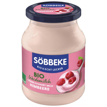 Bio Weidemilch Joghurt mild Himbeere 7,5% Fett
