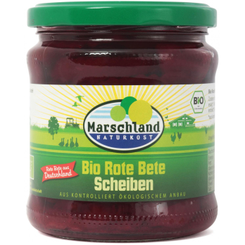 Bioland Bio-Rote Bete Scheiben 370 ml Gl. MARSCHLAND