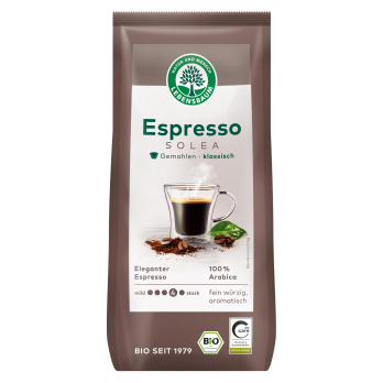 Espresso Solea, gemahlen
