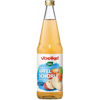 Klare Apfel-Schorle