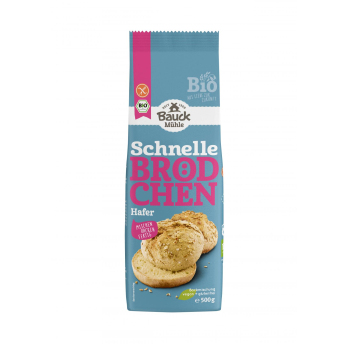 Schnelle Brötchen Hafer glutenfrei Bio