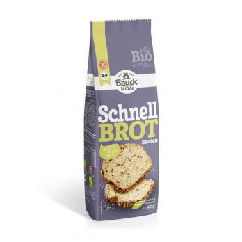Schnellbrot mit Saaten glutenfrei Bio