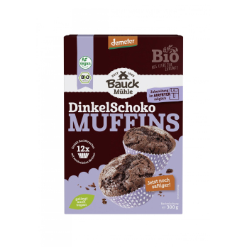 Dinkel Muffins Schoko Demeter