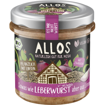 Iss mir nicht Wurst Leberwurst mit Zwiebeln