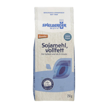 Sojamehl, vollfett geröstet, demeter