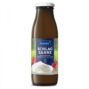 Schlagsahne in der Flasche, mind. 32 % Fett