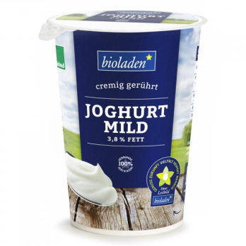 Joghurt Natur mild im Becher, 3,8 % Fett