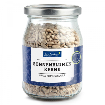 Sonnenblumenkerne, im Pfandglas