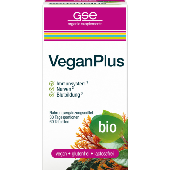 VeganPlus (Bio), 60 Tbl. à 500 mg